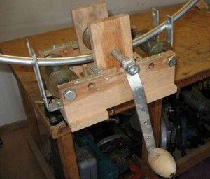 чертеж Снимка на домашно приготвен огъвач на тръби