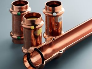 Медни отоплителни тръби и фитинги Снимка: Медни отоплителни тръби и фитинги