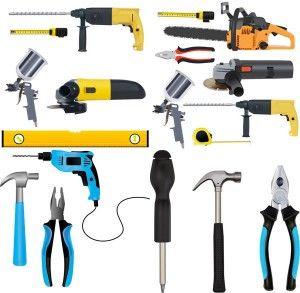 инструменти: ролетка, бормашина, шлайфмашина Снимка: инструменти ролетка бормашина шлифовъчна машина