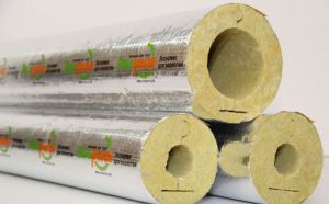 Базалтови изолационни цилиндри Снимка: Изолация с базалтови цилиндри