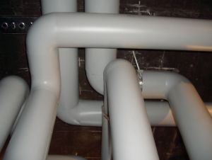 Сиви PVC тръби Снимка: Сиви тръби PVKH