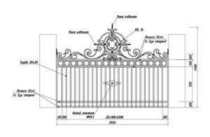 сварная решетчатая секция сбора из профилной трубы Снимка – заварена секция на решетъчна ограда, изработена от профилна тръба