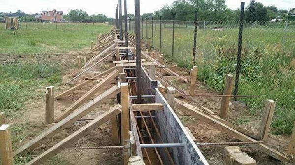 установка opalubki pod фундамент Снимка – Монтаж на кофраж за основата