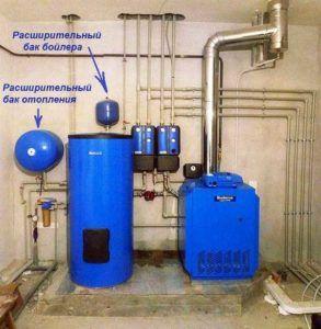 използване на допълнителен разширителен резервоар Снимка – Използване на допълнителен разширителен резервоар за отопление на частен дом
