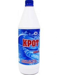 почистващ препарат за канализация на къртици Снимка: къртица за почистване на тръби