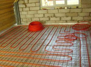 монтаж на подово отопление от фибростъкло Снимка: Монтаж на подово отопление от фибростъкло