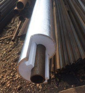 изолация на тръбопроводи Снимка: Изолация на подземен тръбопровод с диаметър 160 мм