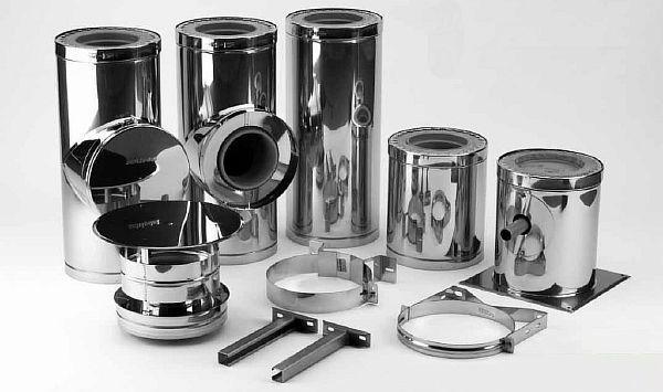 части за комини Снимка: Детайли за сандвич комин