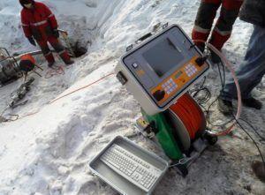 Руско оборудване за видеодиагностика на тръбопроводи Снимка: Оборудване за инспекция на телевизори, произведено в Русия