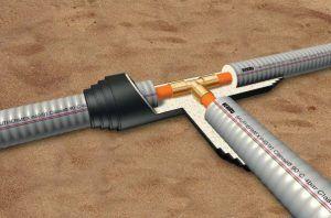 PE-Xa изолирани тръби за отоплителни мрежи Снимка: PE-Xa изолирани тръби за отоплителни мрежи