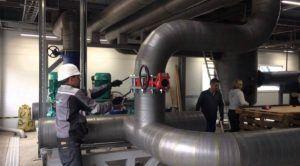 Провеждане на хидравлични изпитвания на тръбопроводи Снимка: Хидротестване на технологични тръбопроводи