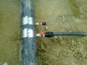 Хмут за сталната сеть Снимка 6. Скоба за стоманена мрежа