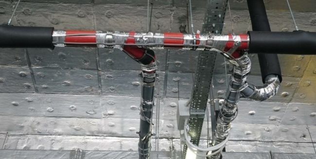 Снимка - Отопление на тръбопроводи