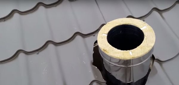 Сендвич – димоотвод Снимка на сандвич комин