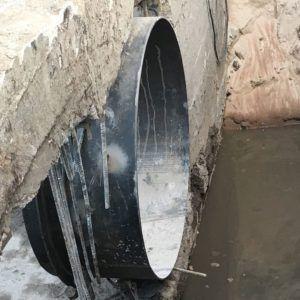 установка на патрона за отопление Снимка на монтажа на патрон за отоплителна мрежа