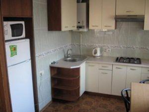 кухненски мебели за маскиране на газови тръби Снимка - кухненски шкафове за скриване на газови тръби