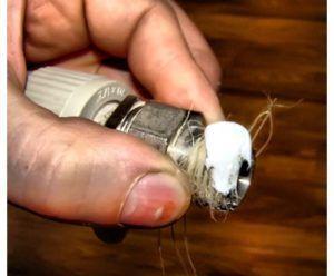 употреба на герметици Снимка - Използване на уплътнител за резби на основата на лен