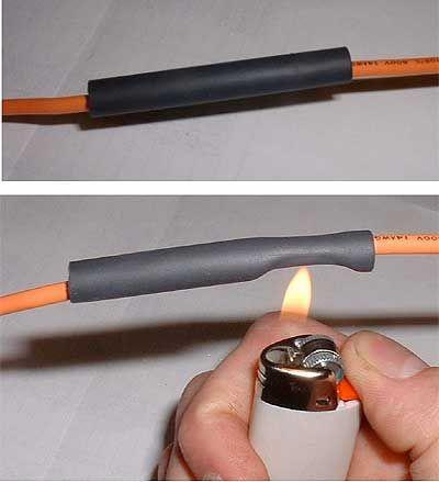 нагряване на тръбите със запалка Снимка: Загряване на тръба със запалка