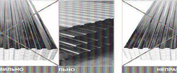 съхранение на профилирани листове Снимка - правилно и неправилно съхранение на профилирани листове.