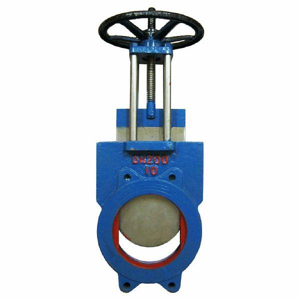 шиберна арматура Снимка – Устройство с шибърен клапан за затваряне на тръба.