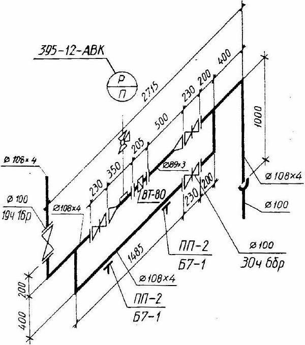 Изометрична система за водоснабдяване Снимка - Изометрична диаграма на водоснабдителна система