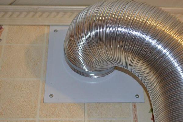 гибкии вытяжной отвод из алуминия за кухня вытяжки Снимка - Гъвкав алуминиев канал за изпускателна система за кухненски абсорбатор