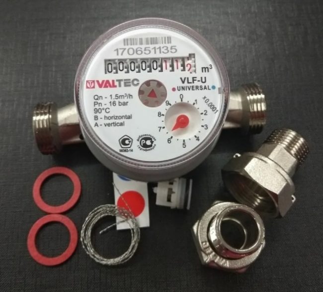 Снимка - универсален водомер