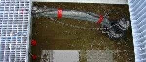 полупотопен фекален апарат Снимка – полупотопяема система за обезвреждане на отпадъчни води за частен дом