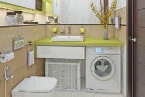 Дизайнерски проект за малка и голяма баня, със или без душ