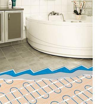 подово отопление в банята под плочките