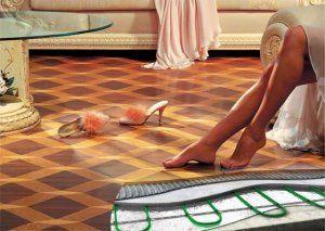 Снимка - подово отопление