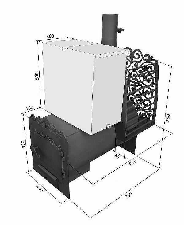 Вертикални и хоризонтални печки за сауна, изработени от тръба – Направи си сам