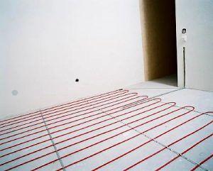 Снимка - Проверка на функционалността на подово отопление.