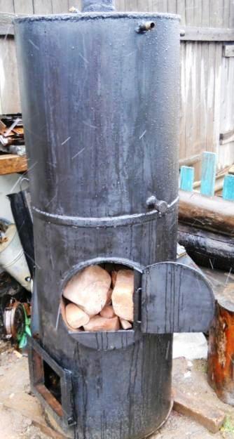 Снимка - Положение на цевта над нагревателя.