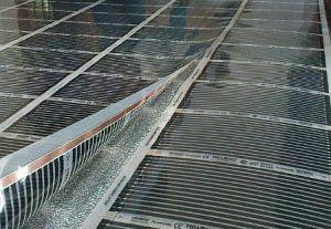 Снимка - припокриване на инфрачервена подложка от филм