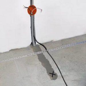 Снимка на термостат за подово отопление.