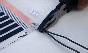 Снимка - затягане на проводниците