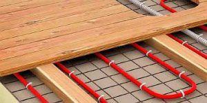 Снимка - Дървени подови настилки за подово отопление с вода