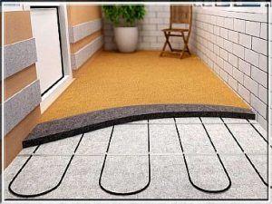 Снимка - Линолеум на подово отопление