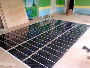 Снимка - Полагане на отоплително фолио