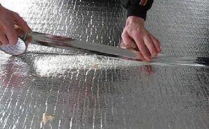 Снимка - Полагане на топлоизолационния слой