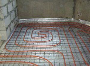 Снимка - Монтаж на тръби за подово отопление