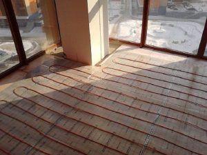 Снимка - Монтаж на електрически под