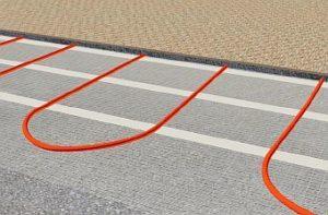 Снимка: Килим върху електрическо подово отопление