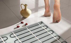 Снимка — Нагревателни рогозки за порцеланови плочки