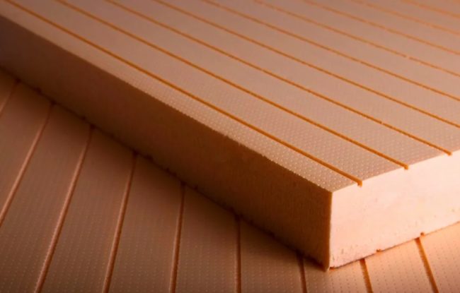 снимка на екструдирана полистиролова пяна