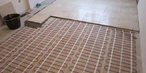 Снимка: Подово отопление под керамични плочки в частен дом