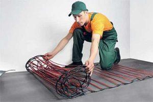 Снимка - Монтаж на система за подово отопление на базата на пръти