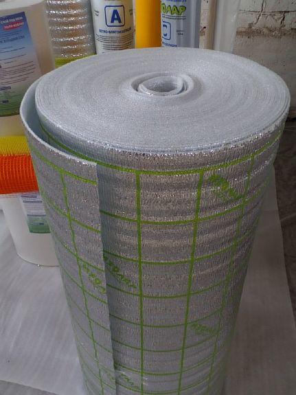 Снимка - Разпенен полиетилен със слой фолио