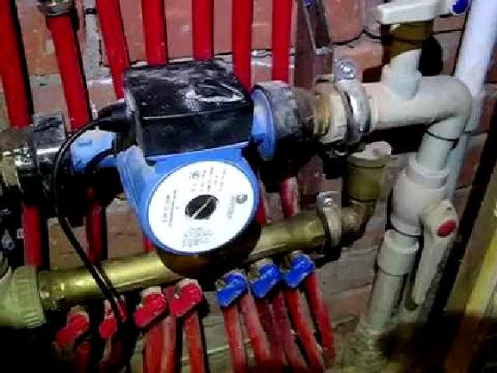 Изключване на помпата